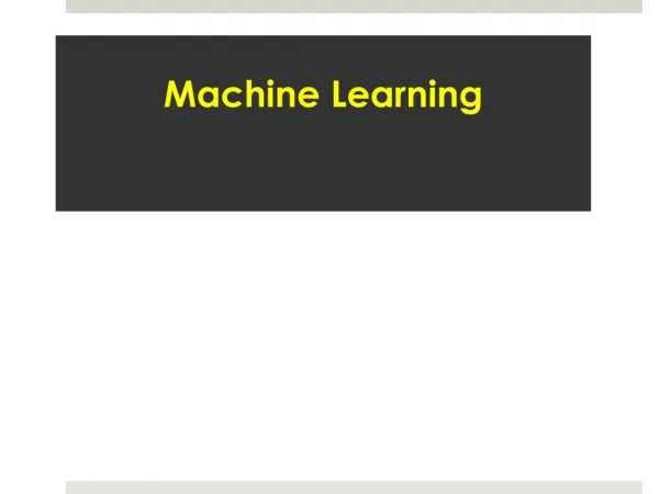 Machine Learning Training in Mumbai