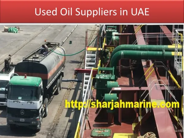Used Cooking oil Collection Dubai