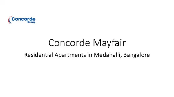 Concorde Mayfair Residential Apartments