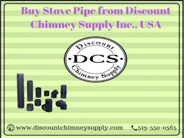 Buy Stove Pipe at low cost price | Discount Chimney Supply Inc., USA