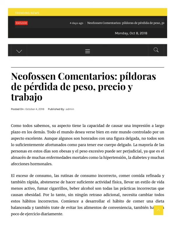 Contraindications of Neofossen