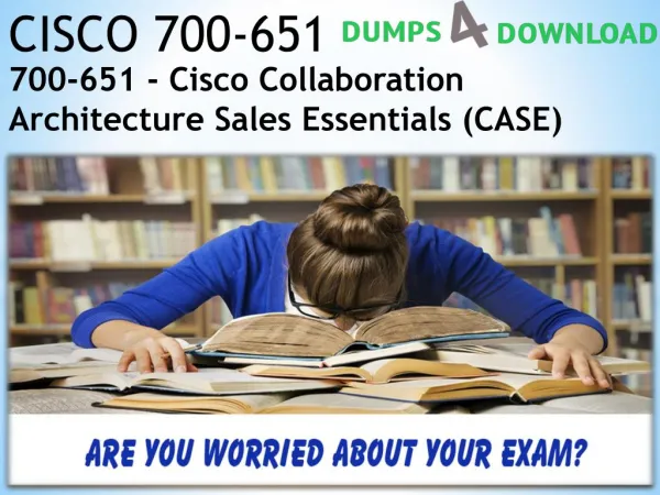 Dumps4Download Free 700-651 Dumps Free CISCO-700-651 Exam Questions