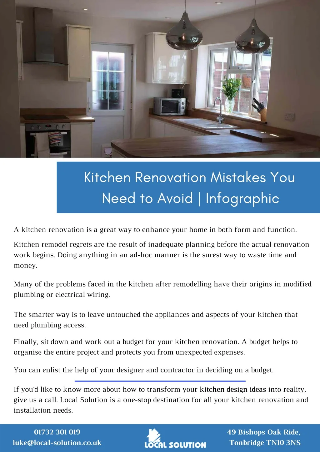 kitchen renovation mistakes you need to avoid