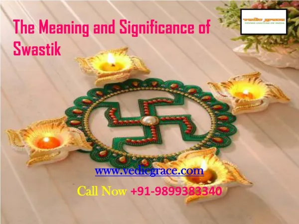 The Meaning and Significance of Swastik By Vinayak Bhatt