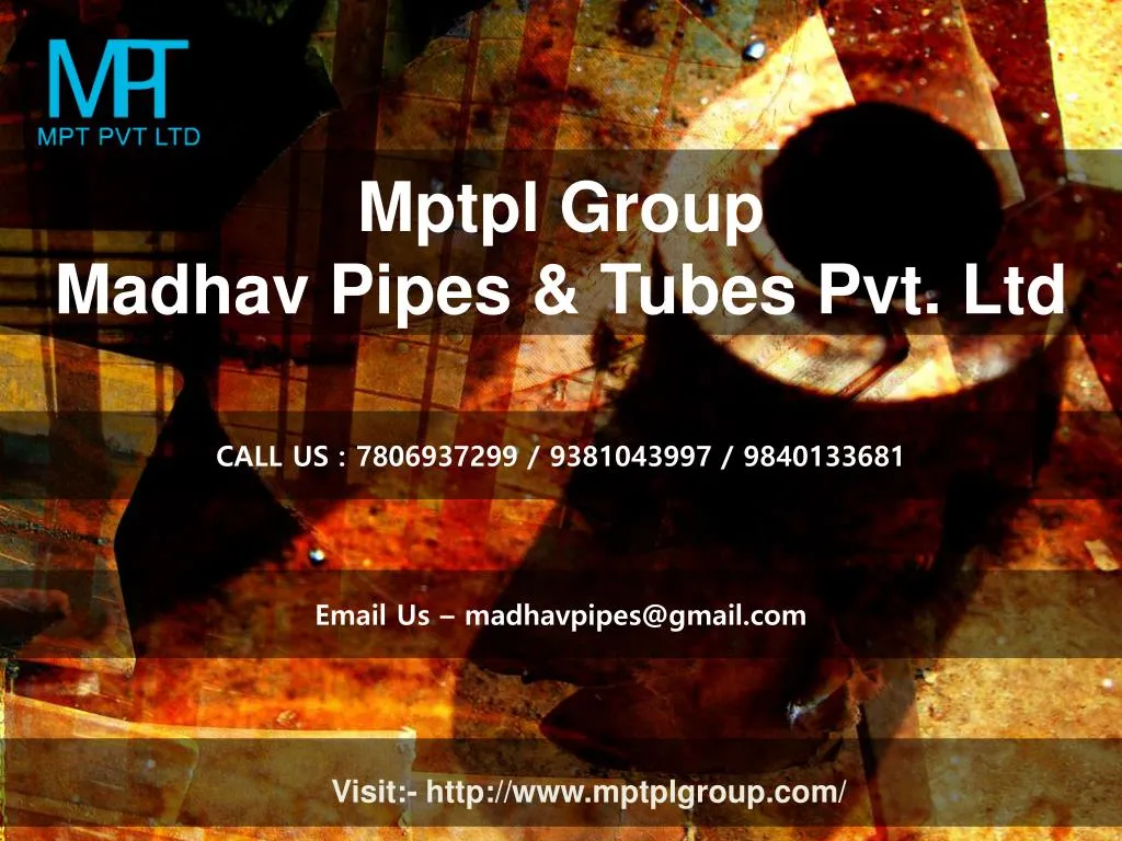 mptpl group madhav pipes tubes pvt ltd