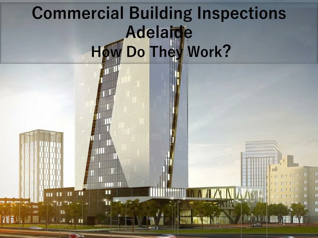 commercial building inspections adelaide