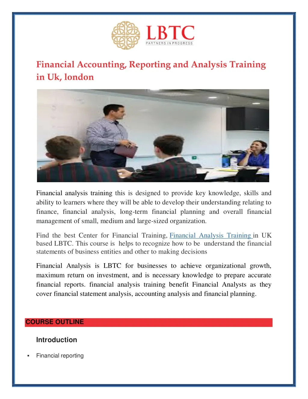 financial accounting reporting and analysis