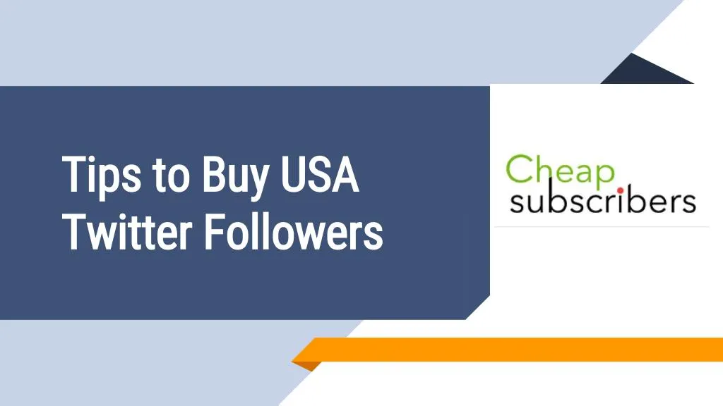 tips to buy usa twitter followers