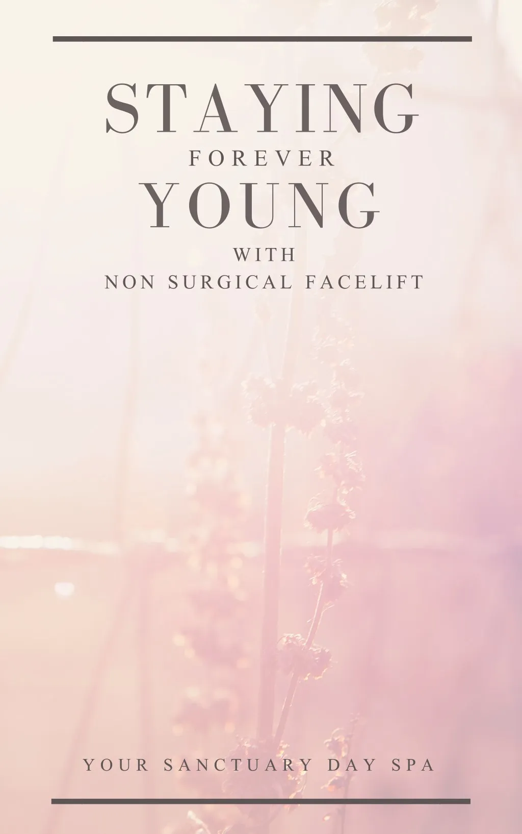 staying young with non surgical facelift
