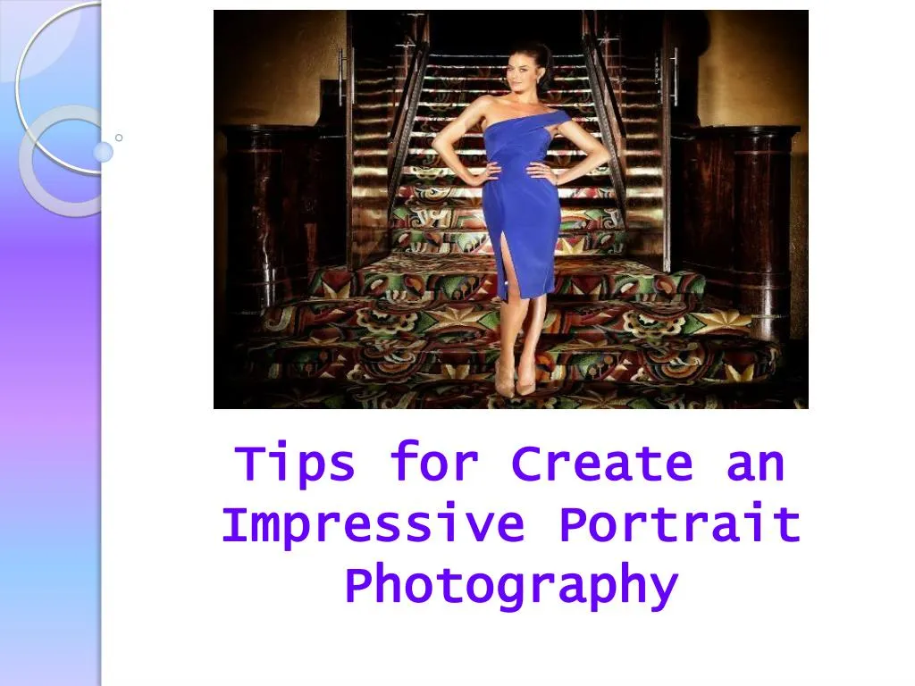 tips for create an impressive portrait photography