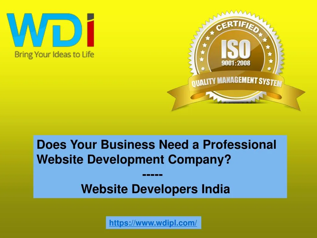 does your business need a professional website