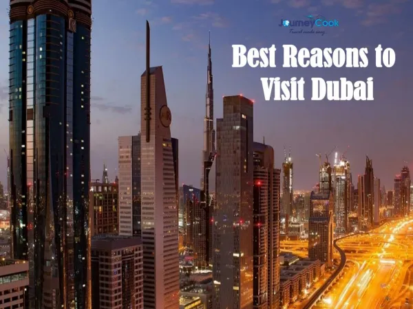 Best Reasons to Visit Dubai