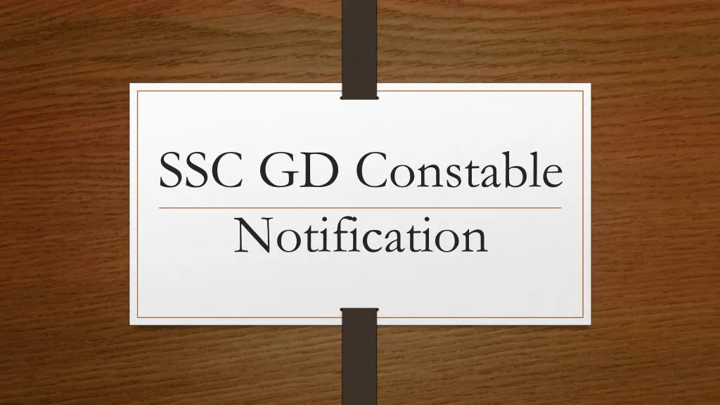 ssc gd constable notification