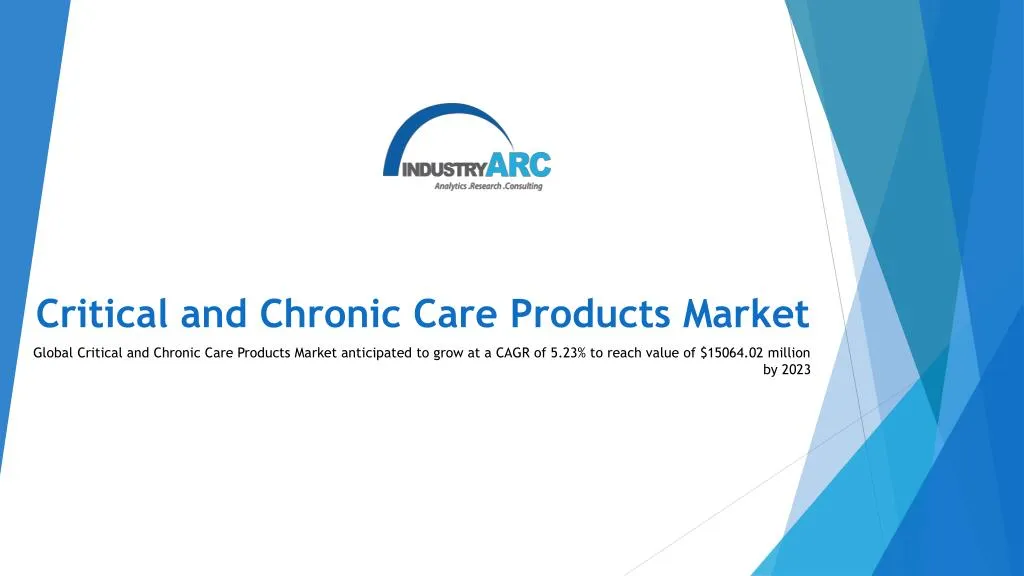 critical and chronic care products market
