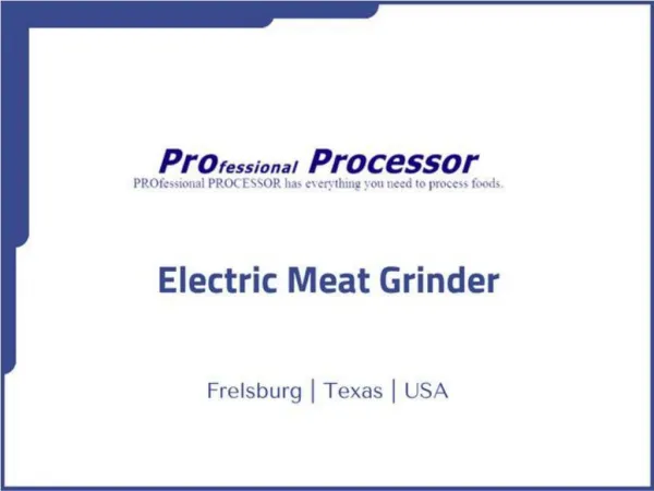 Latest electric meat grinder available online