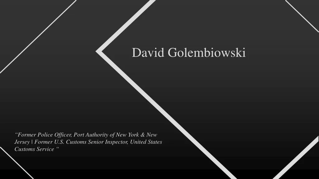 david golembiowski