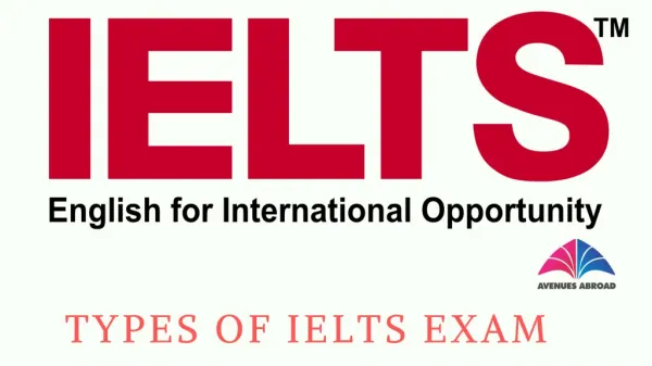 Types of IELTS Exam