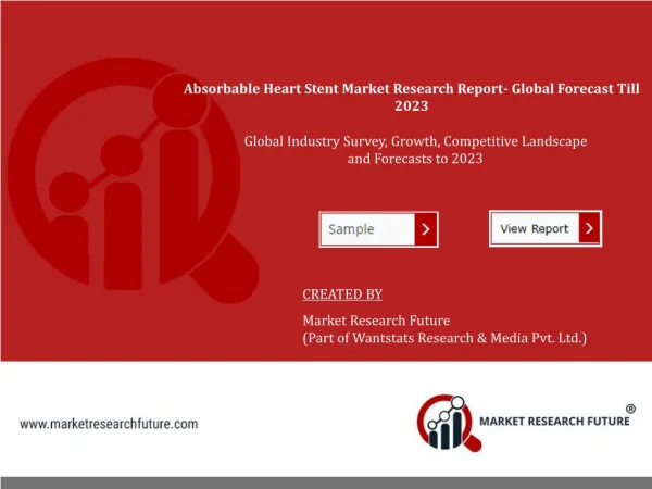 Absorbable Heart Stent Market is Trending with CAGR of 9.6% by 2023