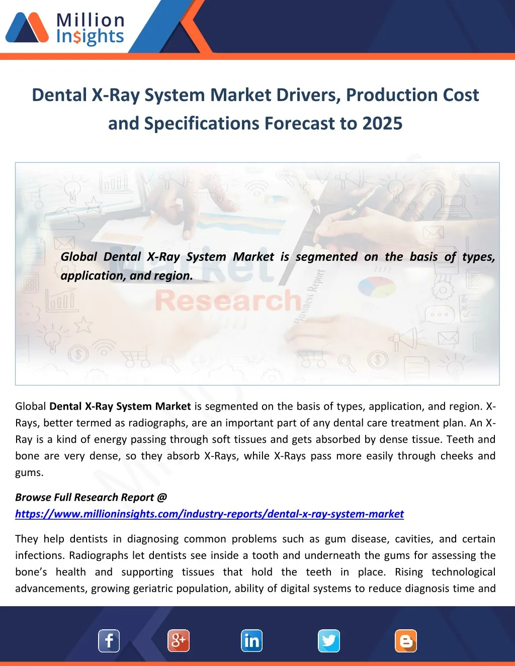 dental x ray system market drivers production