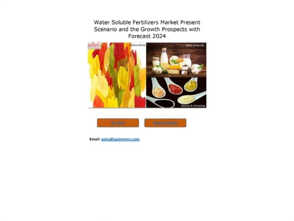 Hydrocolloids Market Growth Rate, Developing Trends, Manufacturers, Countries and Application, Global Forecast To 2024