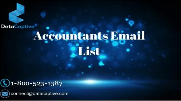 Avail the best Accountant email list?