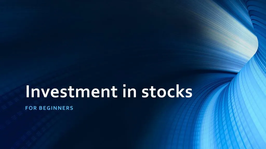 investment in stocks