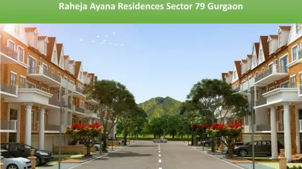 Raheja Ayana Residences Sector 79 Gurgaon
