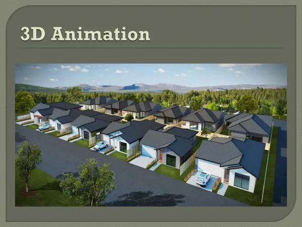 3D Animation | Architectural 3D Animation overview