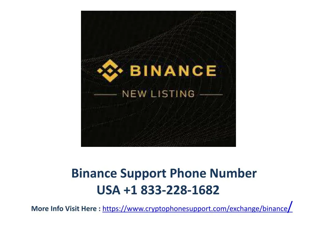 binance support phone number usa 1 833 228 1682