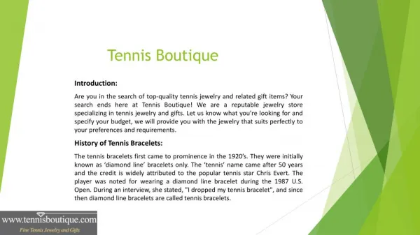 Tennis Boutique