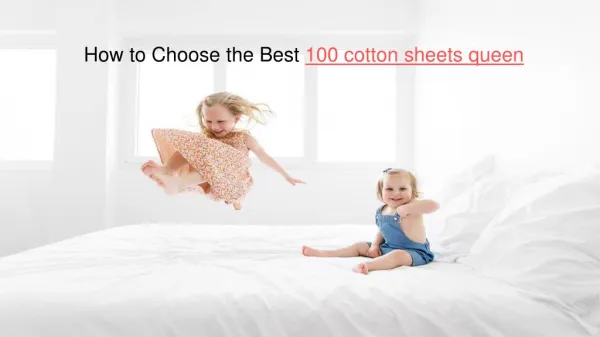100 cotton sheets queen