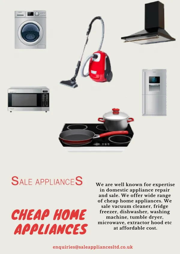 Cheap Home Appliances