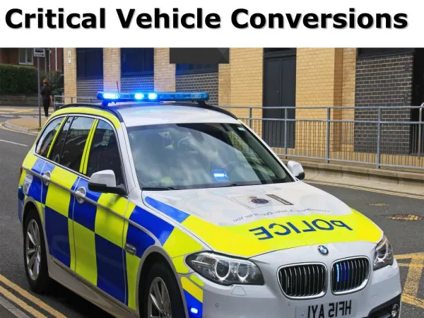 Emergency Vehicle Technology