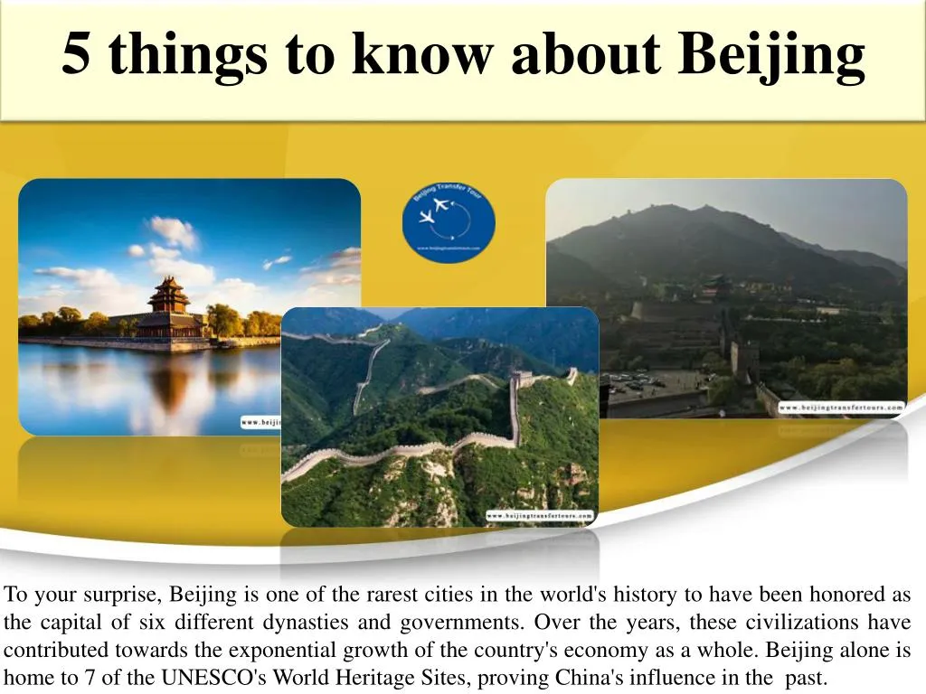 5 things to know about beijing