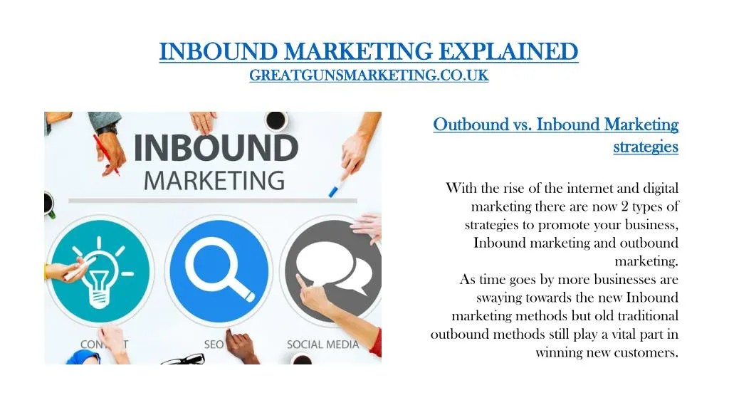 inbound marketing explained greatgunsmarketing