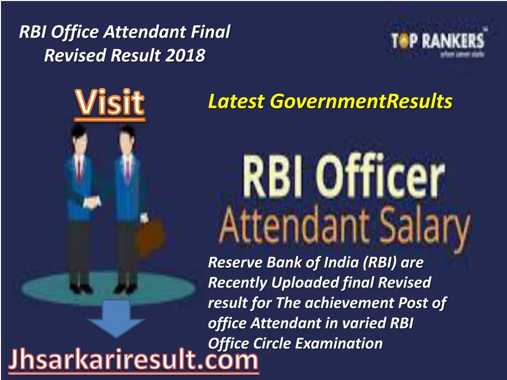 rbi office attendant final revised result 2018