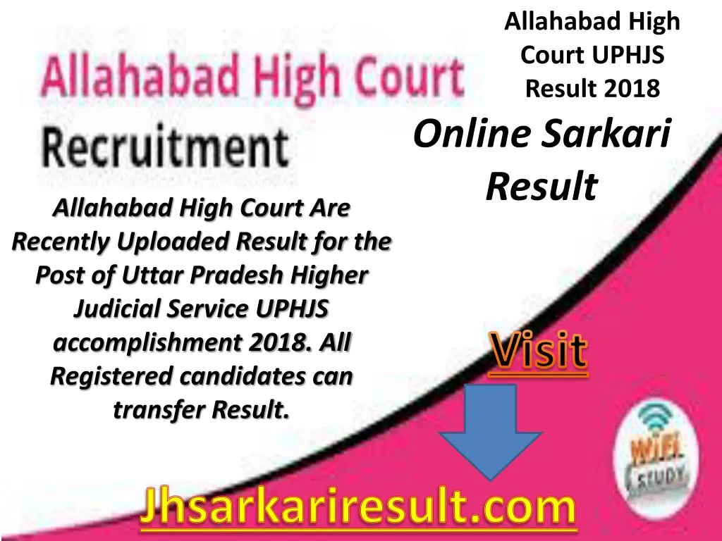 allahabad high court uphjs result 2018