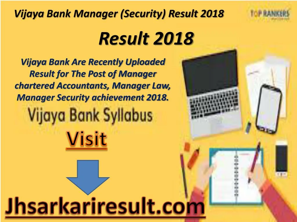 vijaya bank manager security result 2018