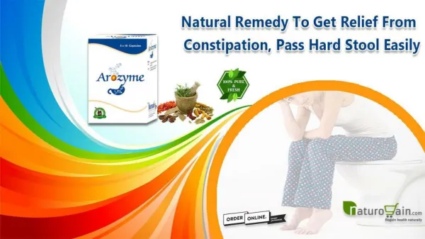Natural Remedy to Get Relief from Constipation, Pass Hard Stool Easily