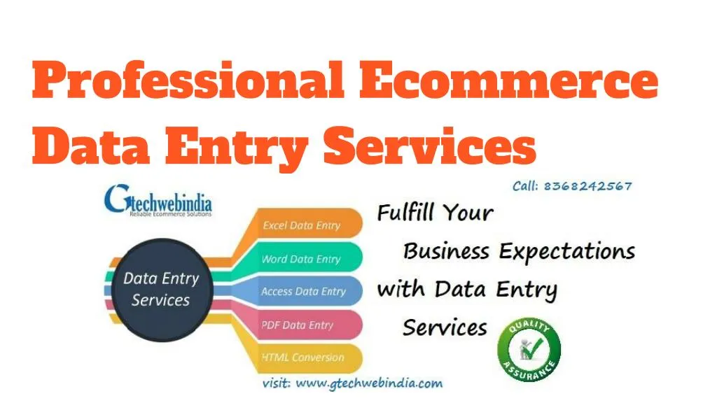 professional ecommerce data entry services