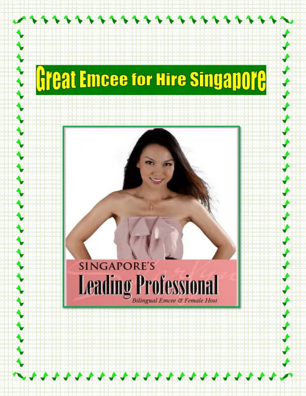 Emcee for hire Singapore - Diversified team of Emcees