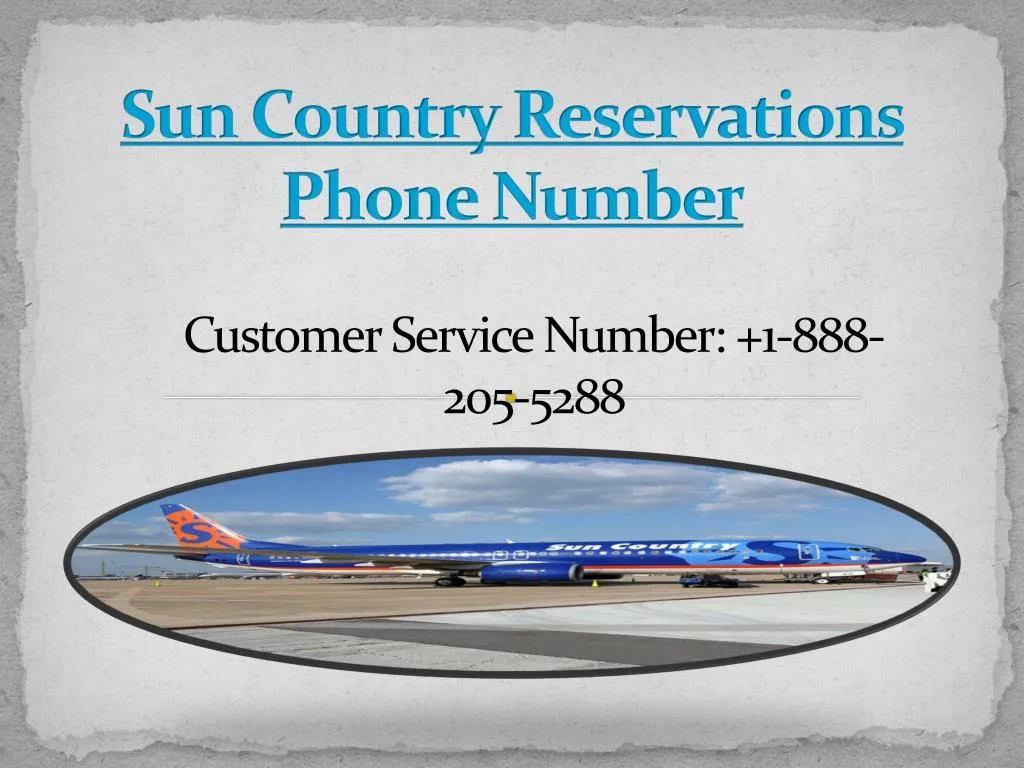 sun country reservations phone number