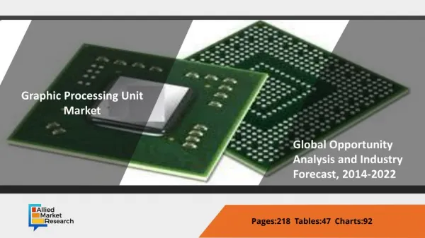 Graphic Processing Unit Market and its Global Opportunity Analysis and Industry Forecast, 2014-2022