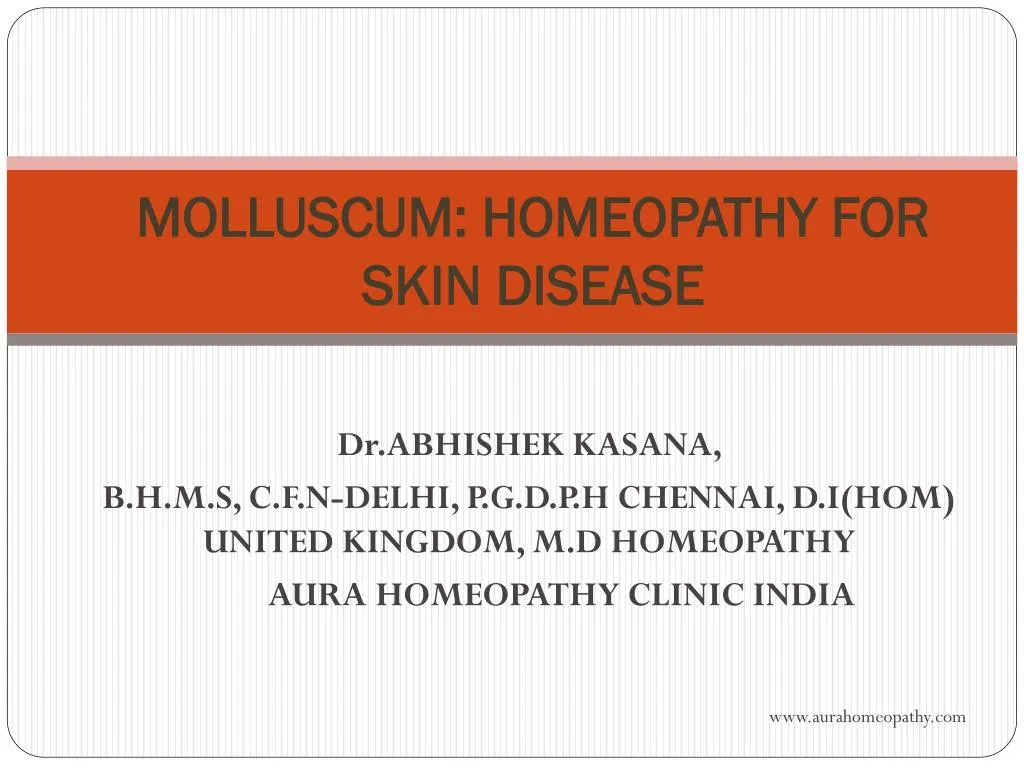 molluscum homeopathy for skin disease