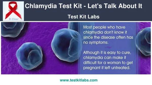 Chlamydia Test Kit - Let's Talk About It