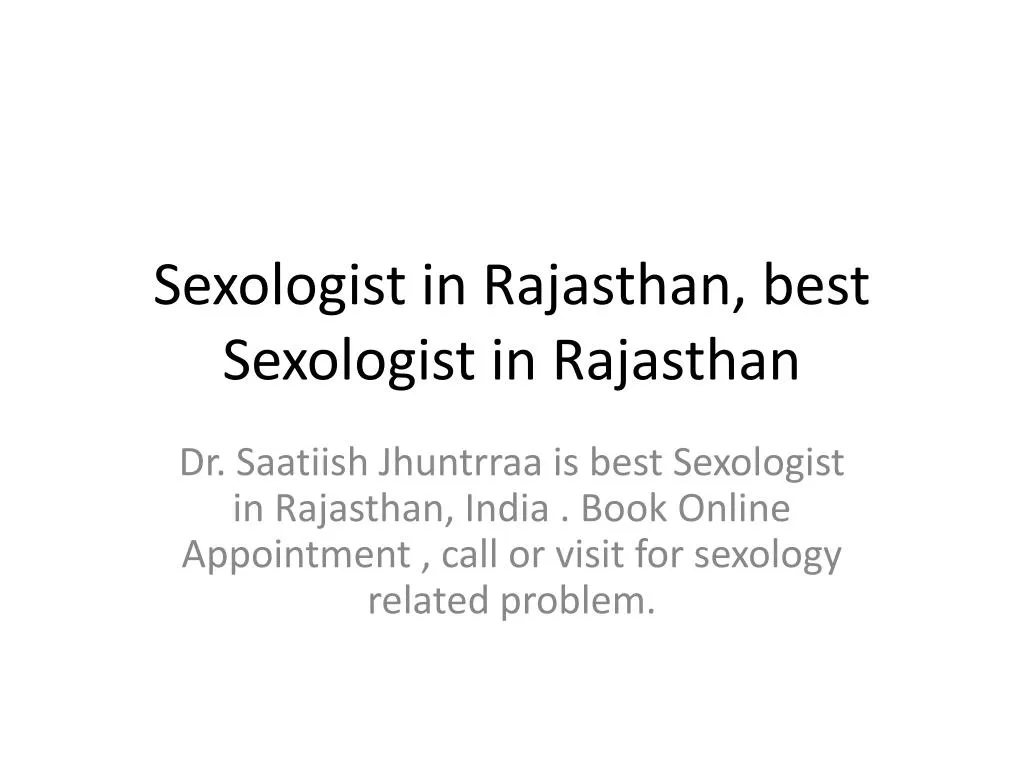 sexologist in rajasthan best sexologist in rajasthan