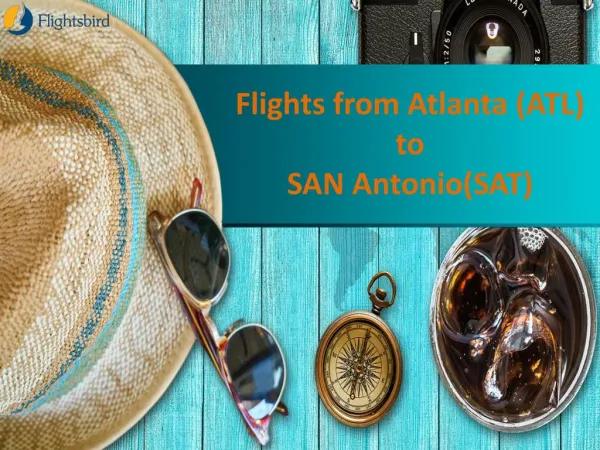 Cheap flights from Atlanta to San Antonio