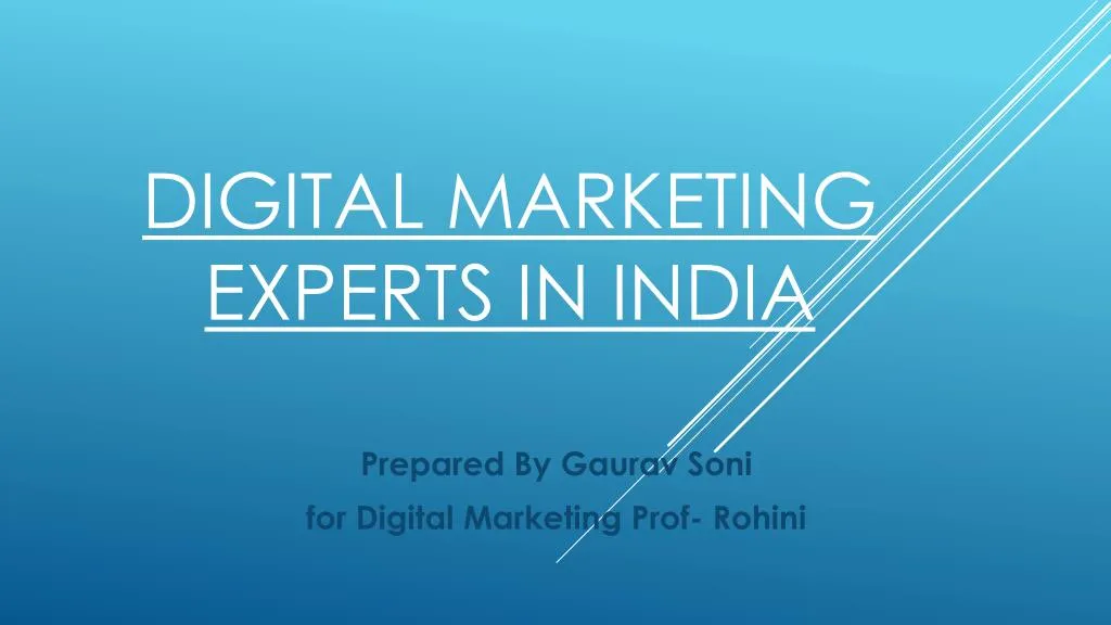 digital marketing experts in india
