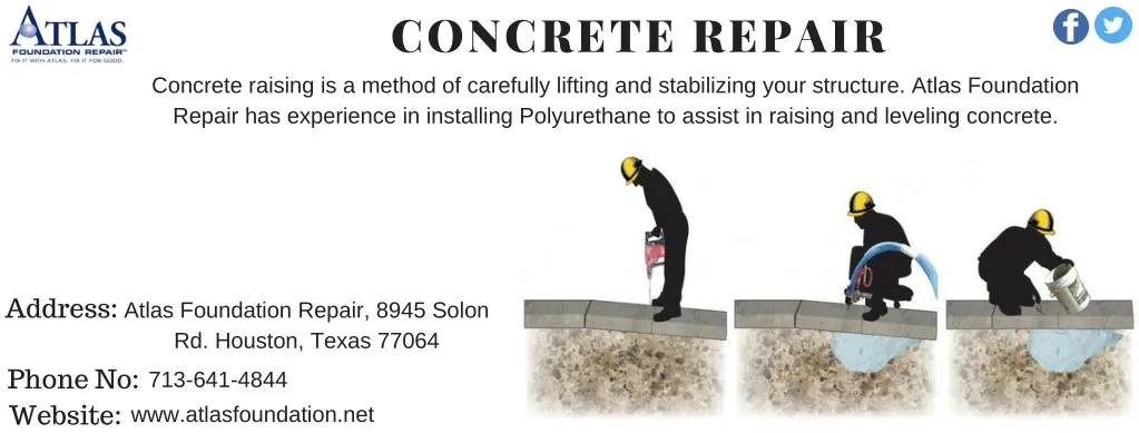 concrete repair concrete raising is a method