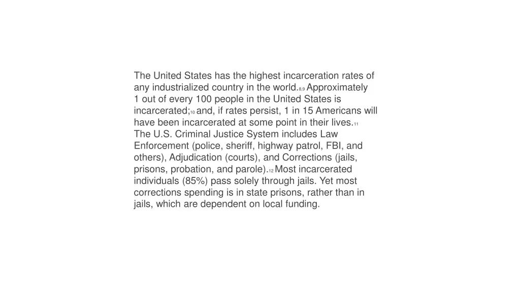 the united states has the highest incarceration